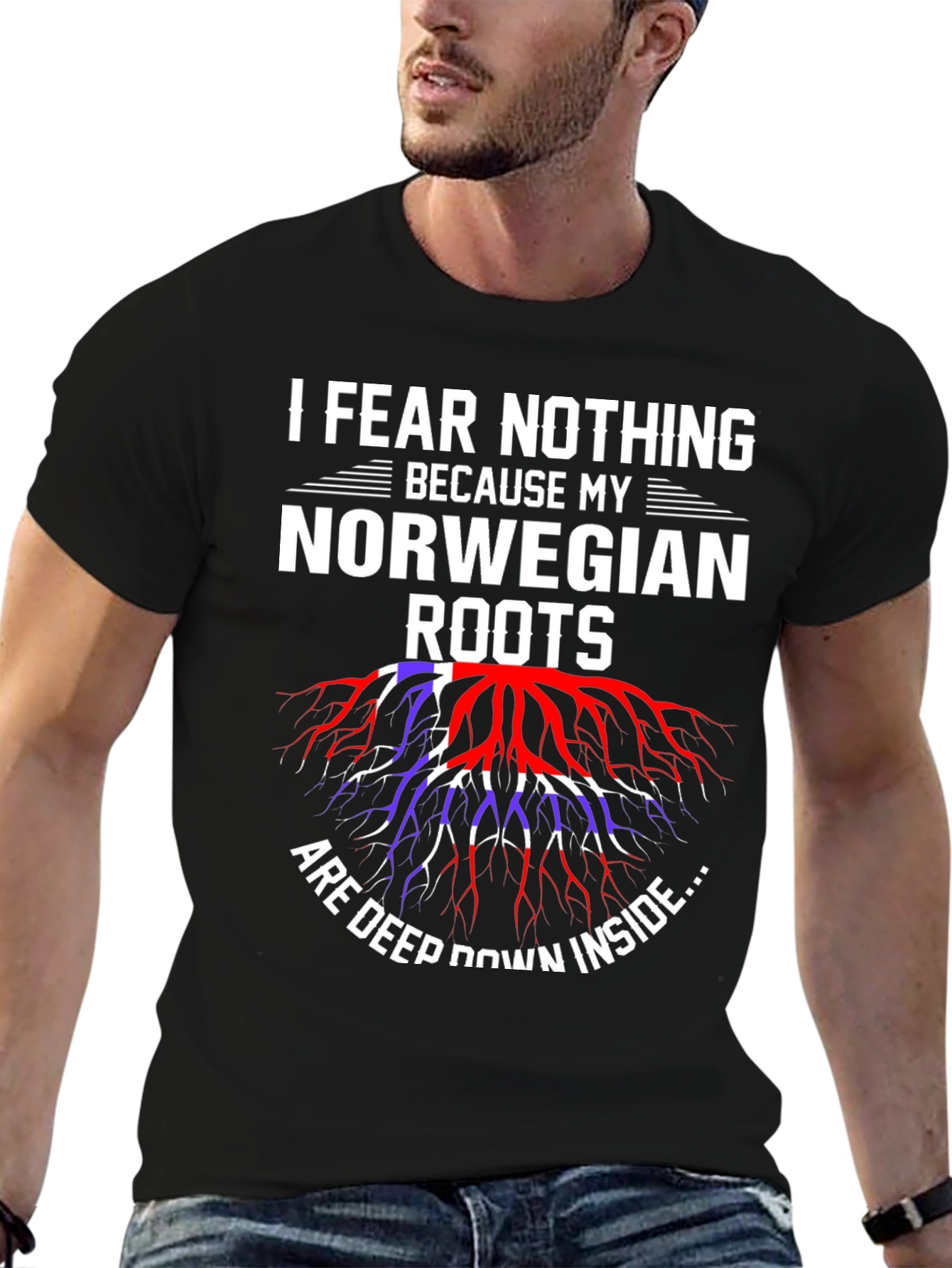 Norwegian Roots Graphic T-Shirt - Deep Inside
