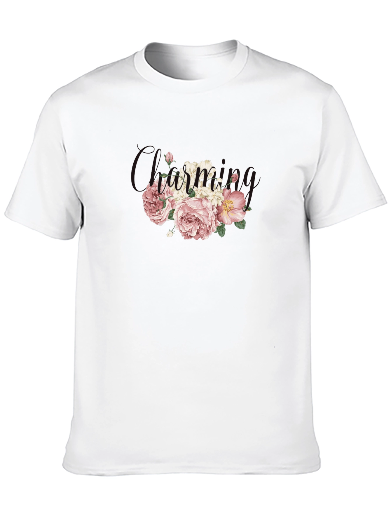 Floral Tee - Stylish Comfort