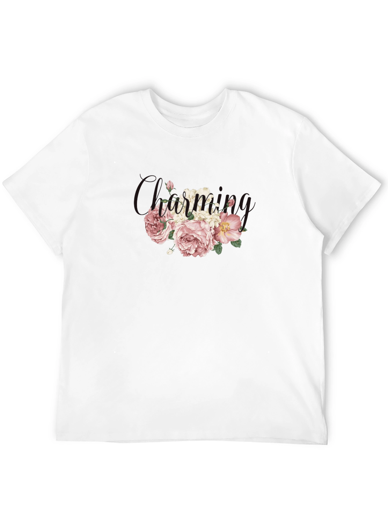 Floral Tee - Stylish Comfort