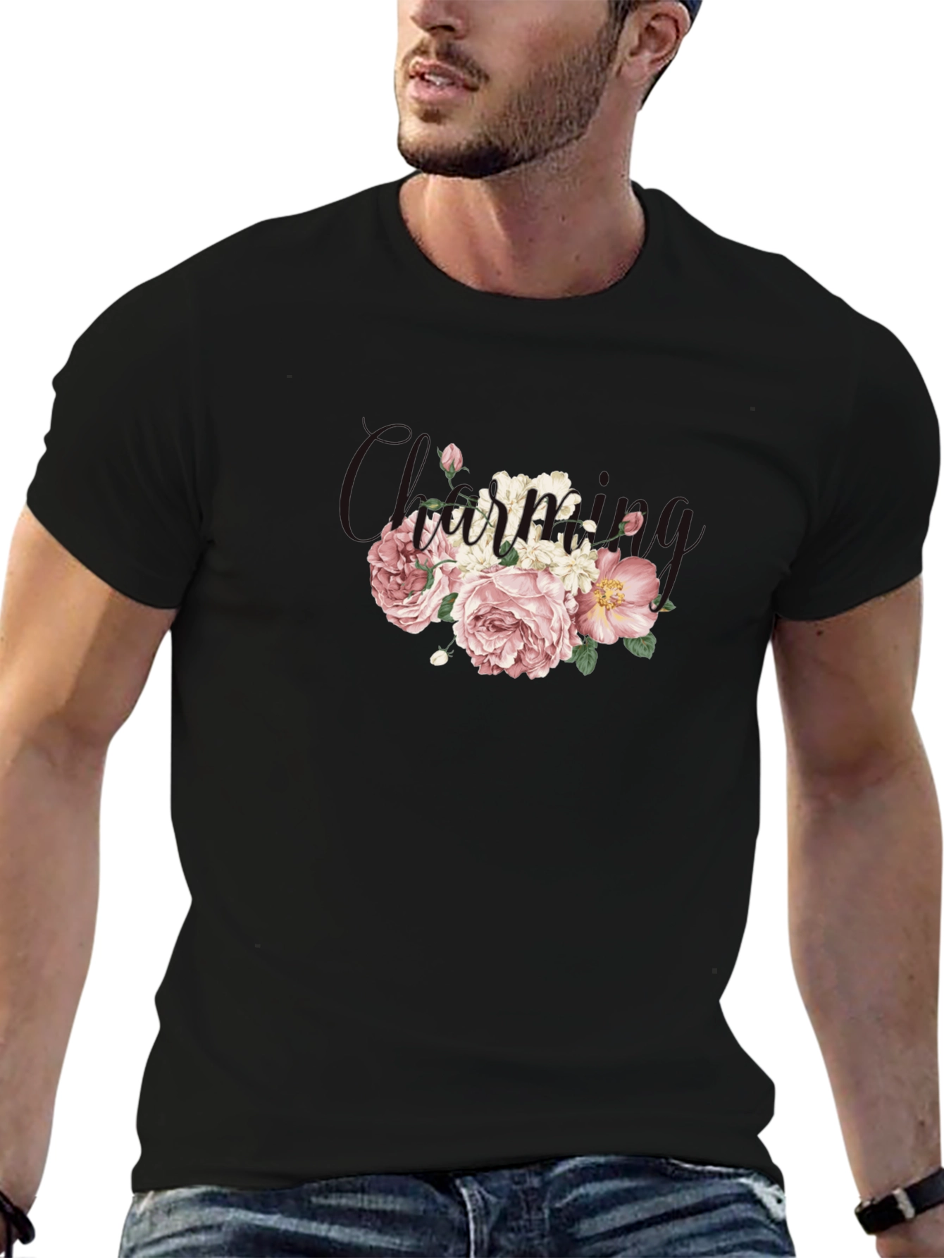 Floral Tee - Stylish Comfort