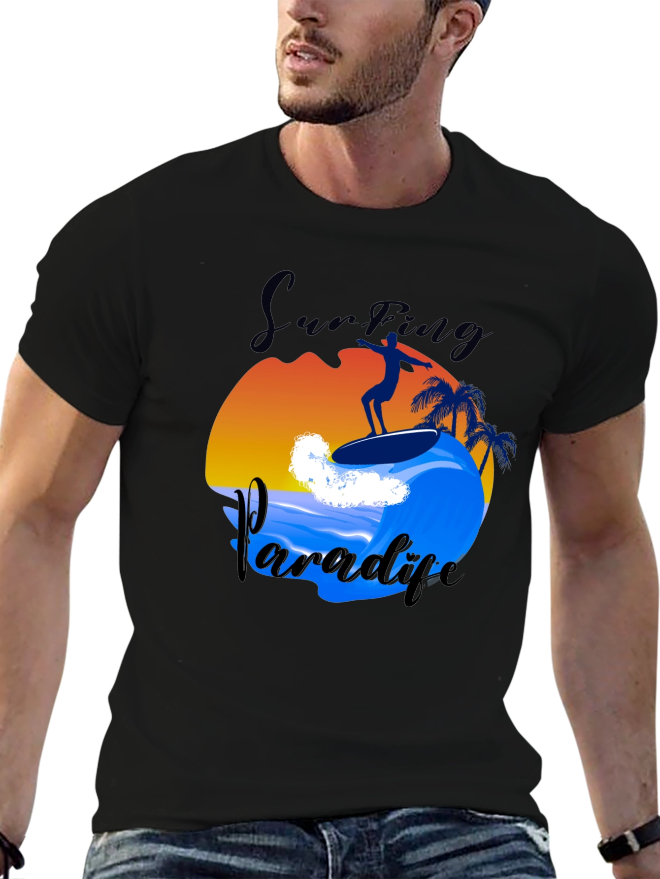 Surfing Paradise Graphic Tee