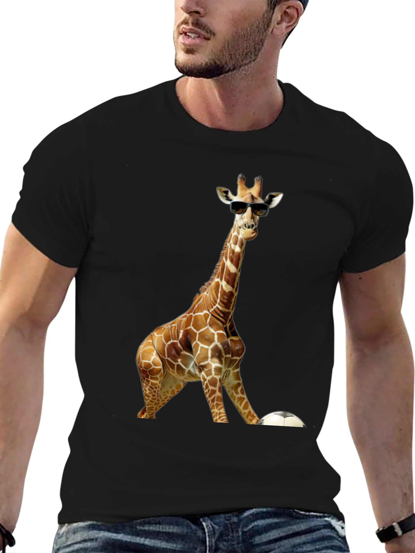 Cool Giraffe with Sunglasses T-Shirt