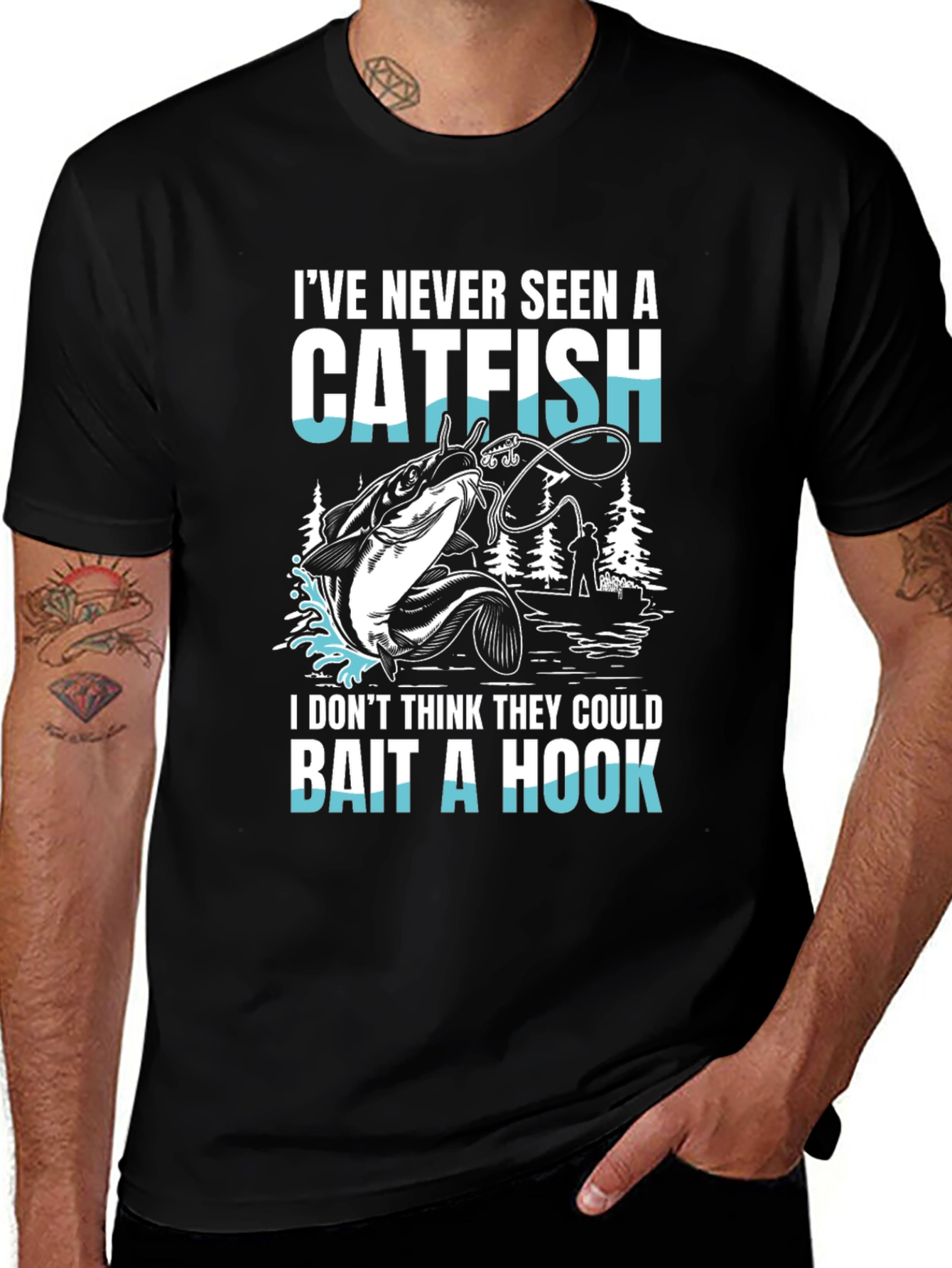 Funny Catfish Fishing T-Shirt