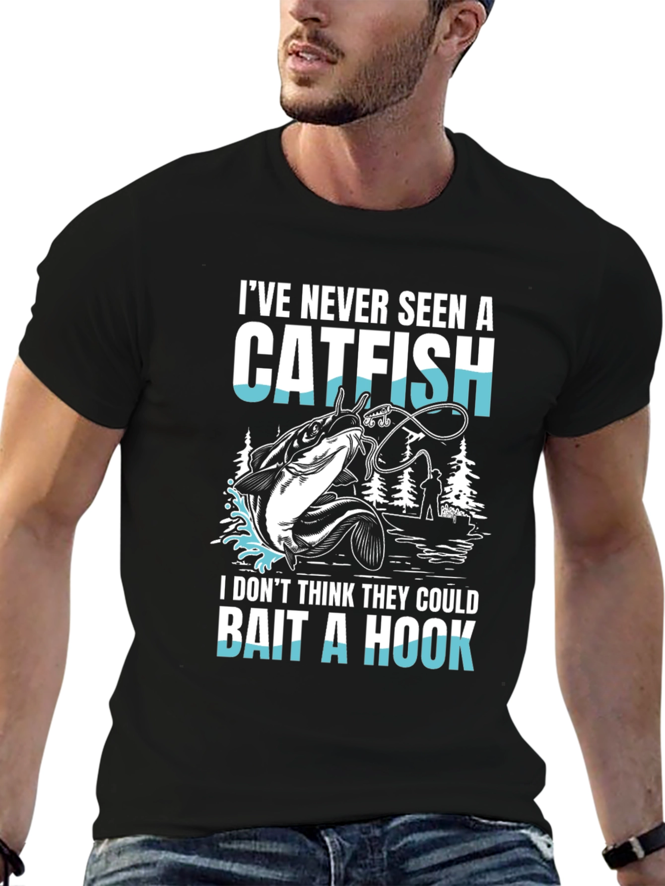 Funny Catfish Fishing T-Shirt