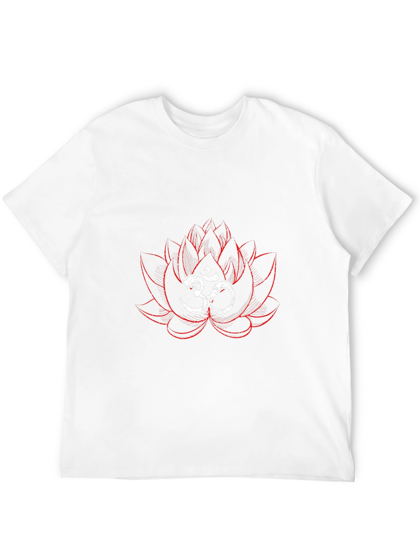 Om Lotus Graphic Tee - Spiritual Comfort