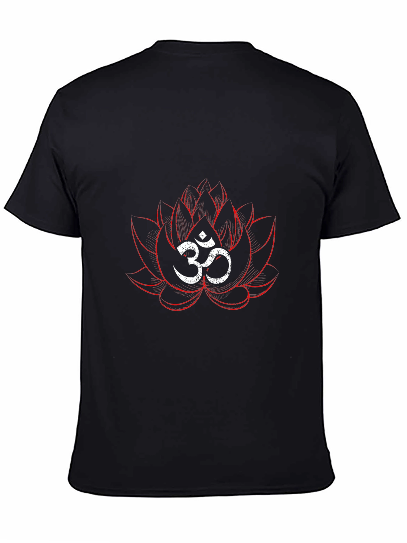 Om Lotus Graphic Tee - Spiritual Comfort
