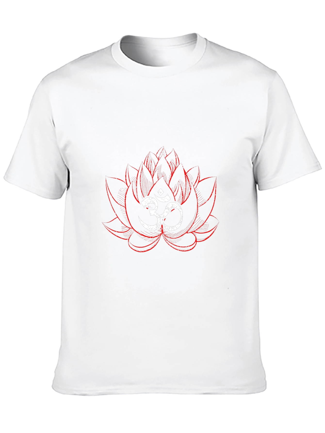 Om Lotus Graphic Tee - Spiritual Comfort