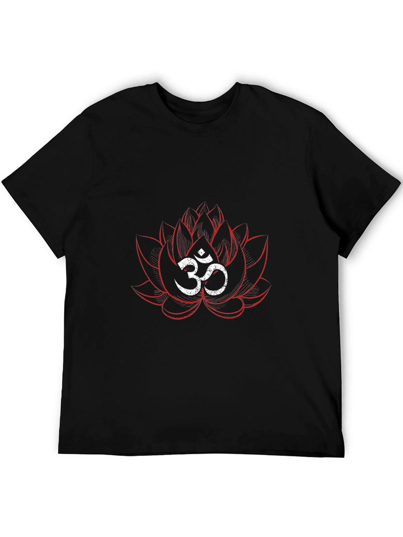Om Lotus Graphic Tee - Spiritual Comfort