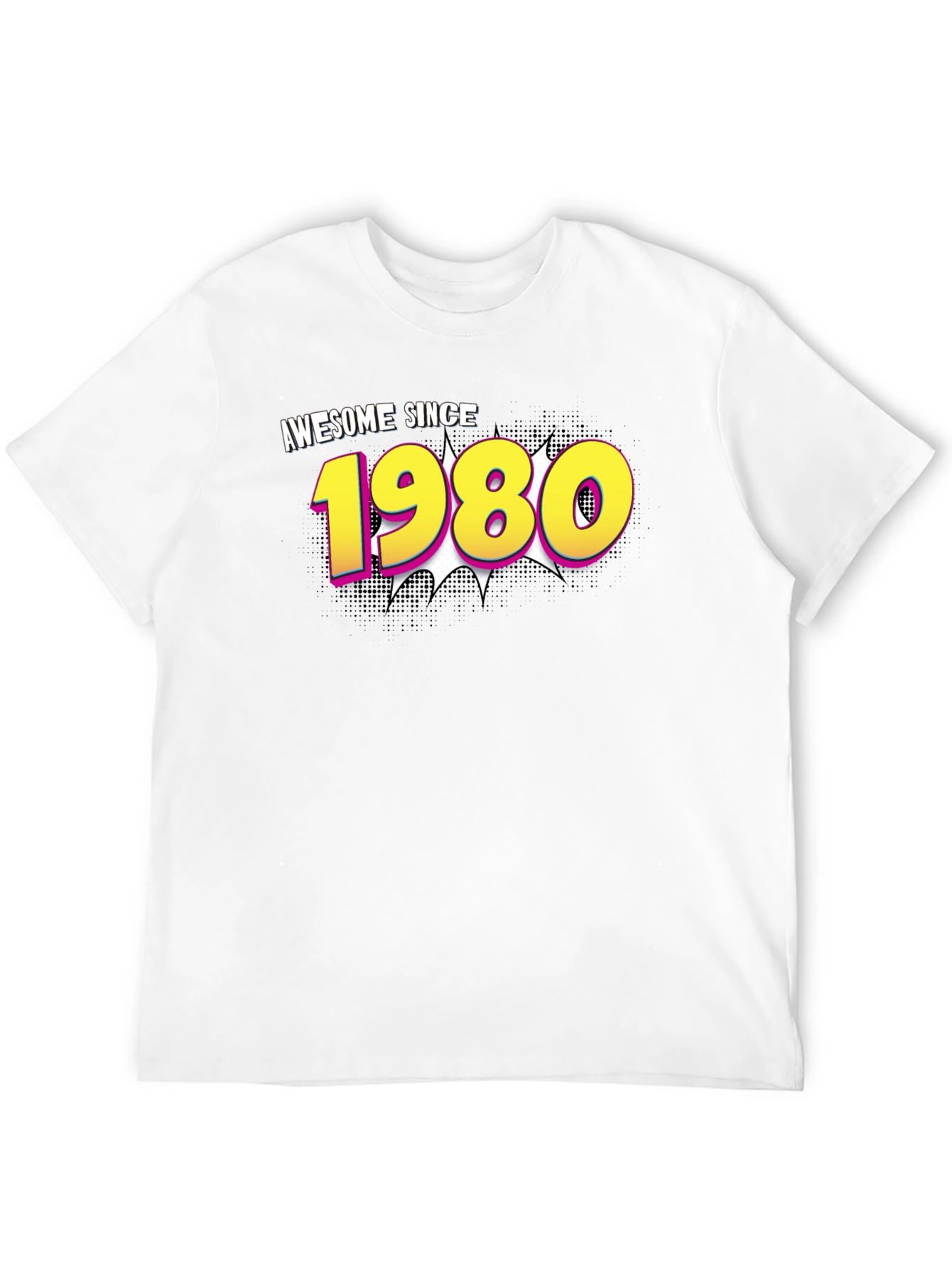 Awesome Since 1980 Black T-Shirt