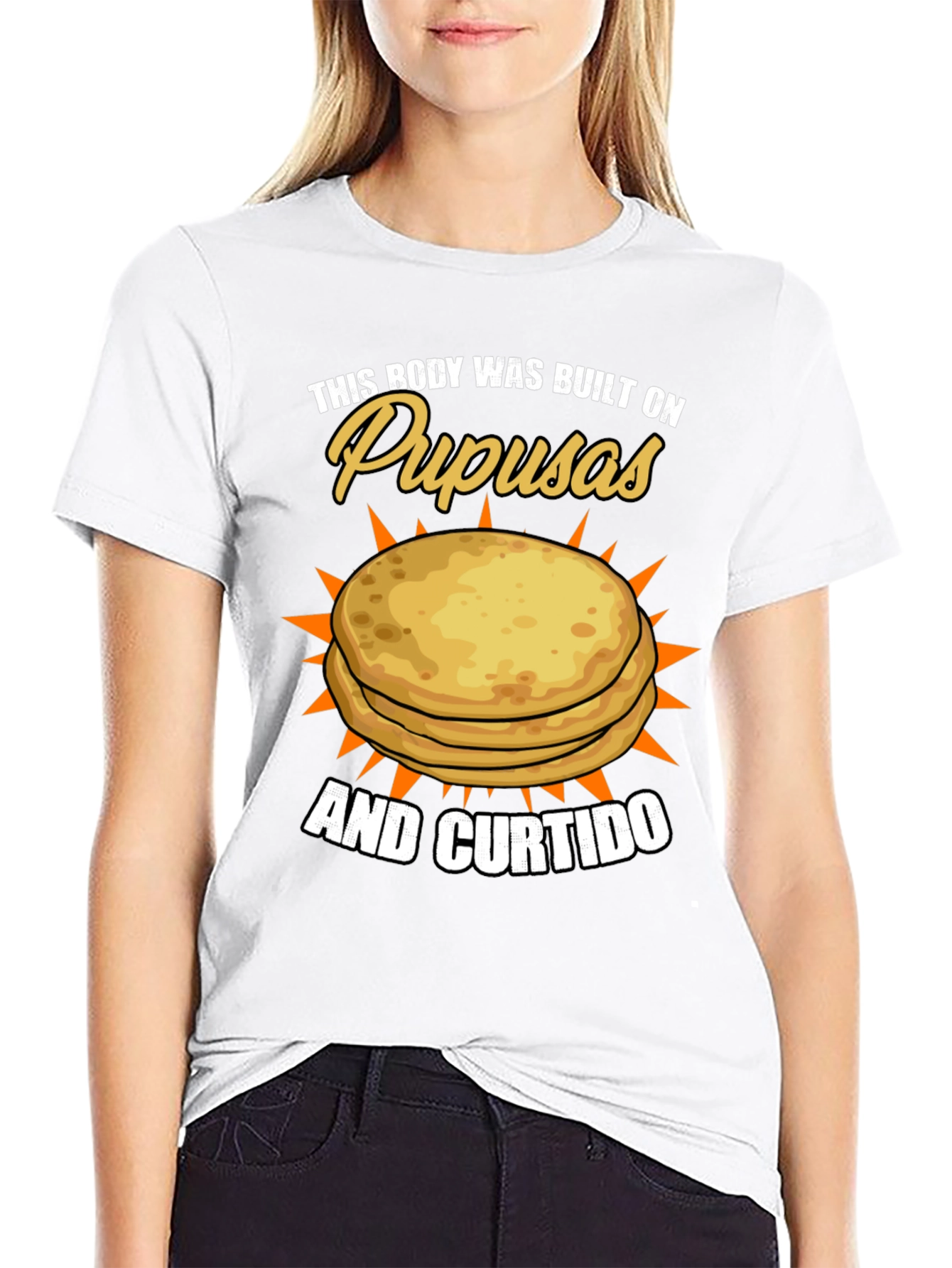 Pupusas & Curtido T-Shirt - Foodie Pride!