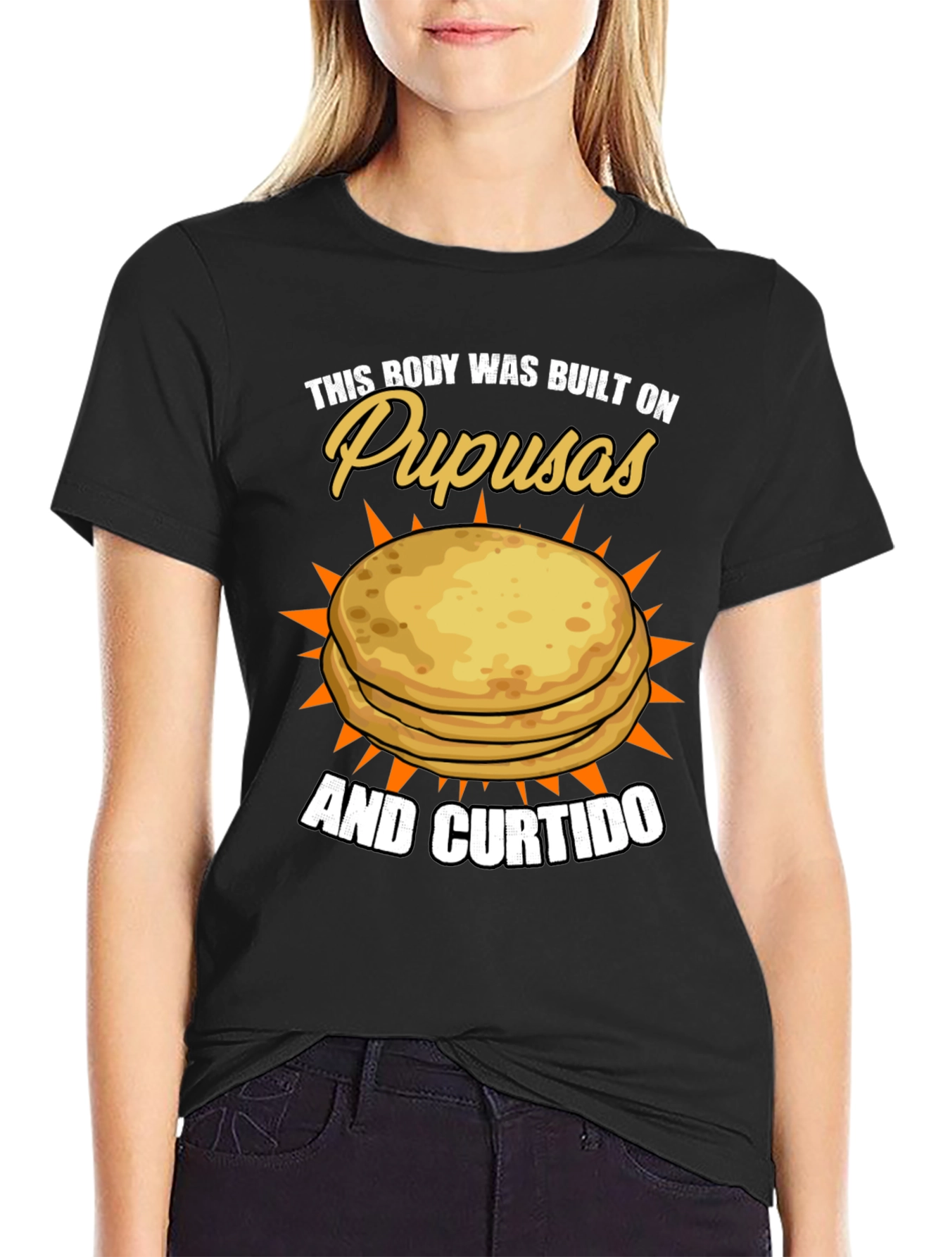 Pupusas & Curtido T-Shirt - Foodie Pride!