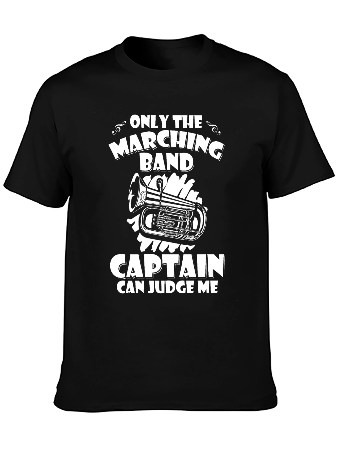 Marching Band Captain T-Shirt - Funny Band Geek Tee