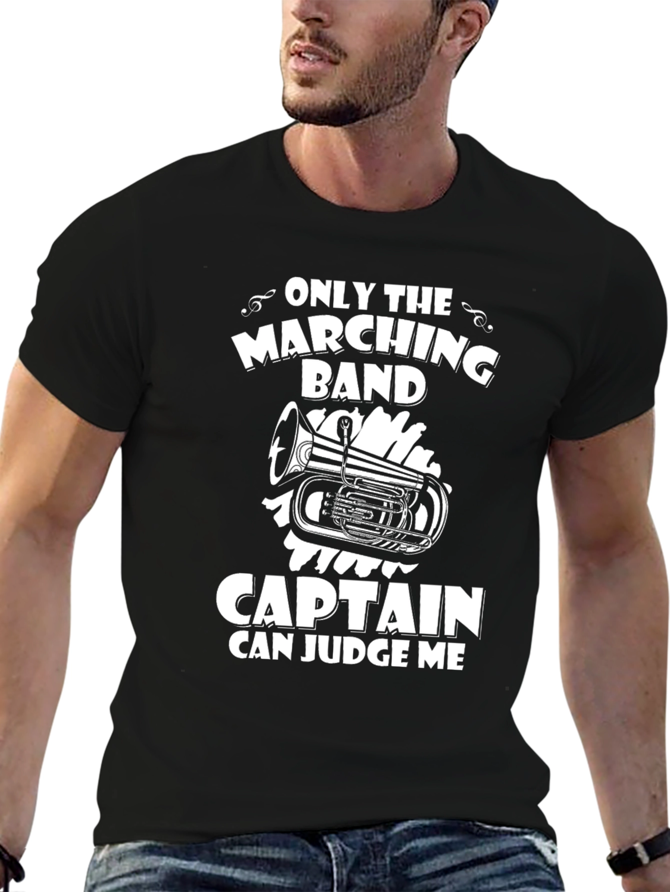 Marching Band Captain T-Shirt - Funny Band Geek Tee
