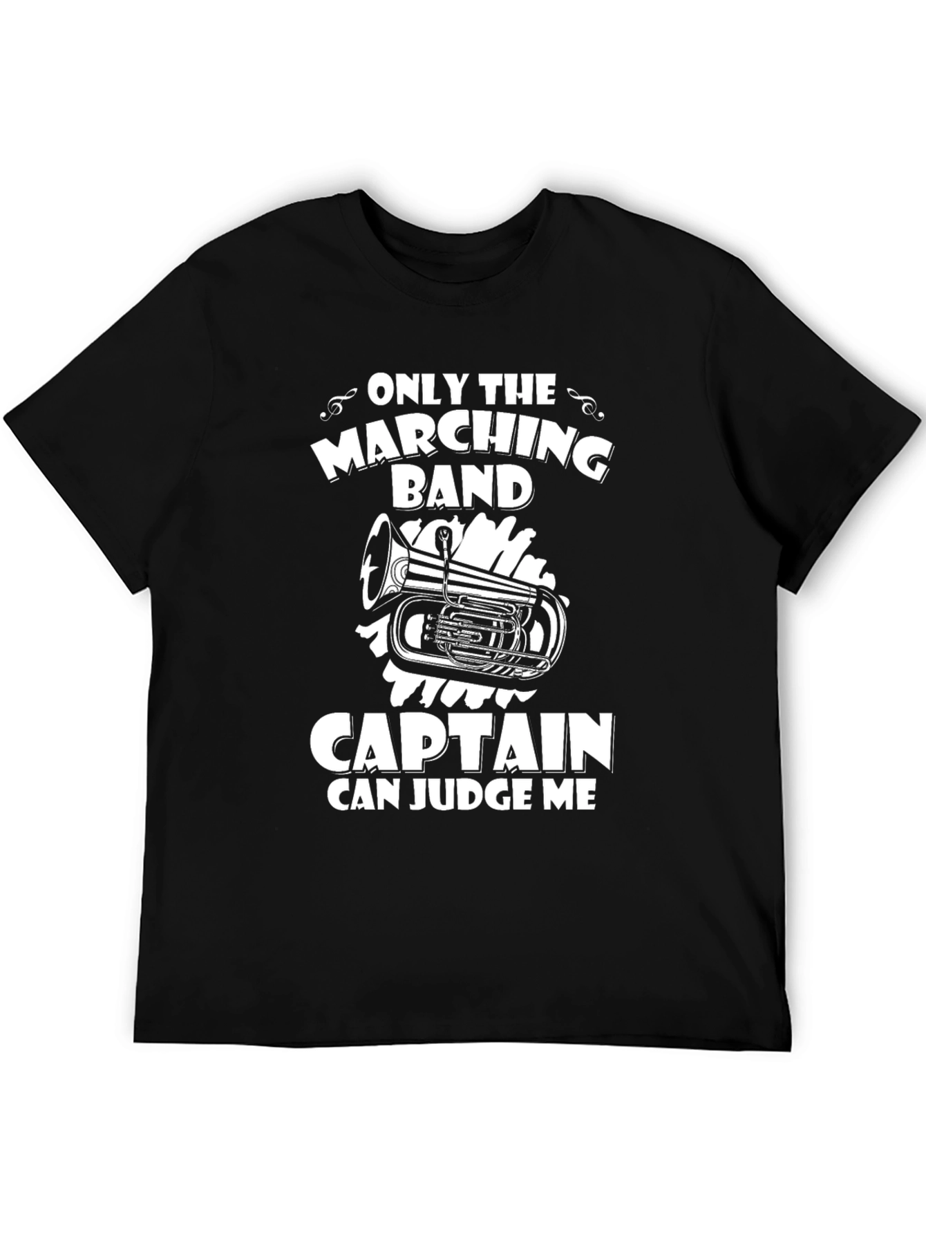 Marching Band Captain T-Shirt - Funny Band Geek Tee