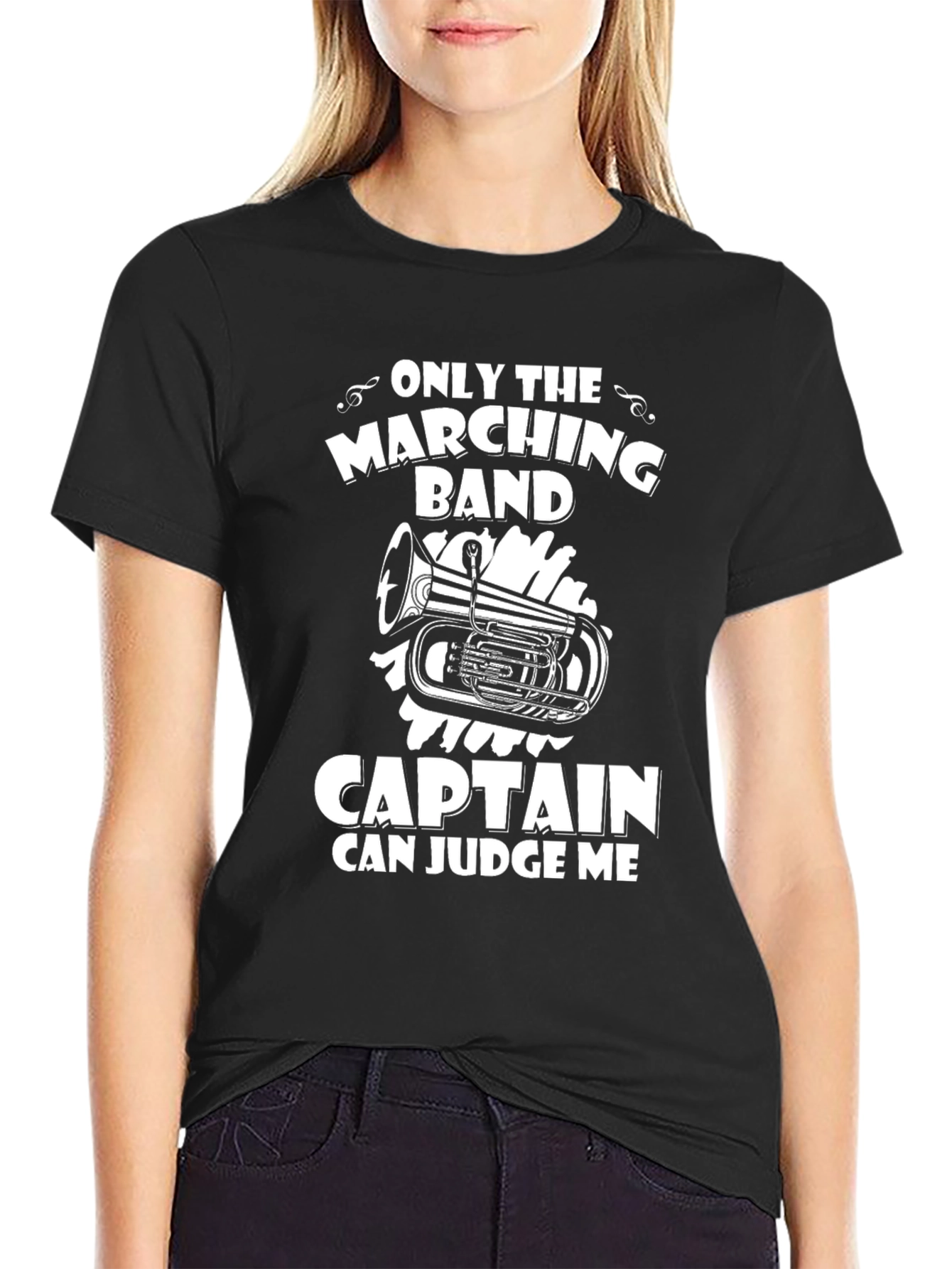 Marching Band Captain T-Shirt - Funny Band Geek Tee