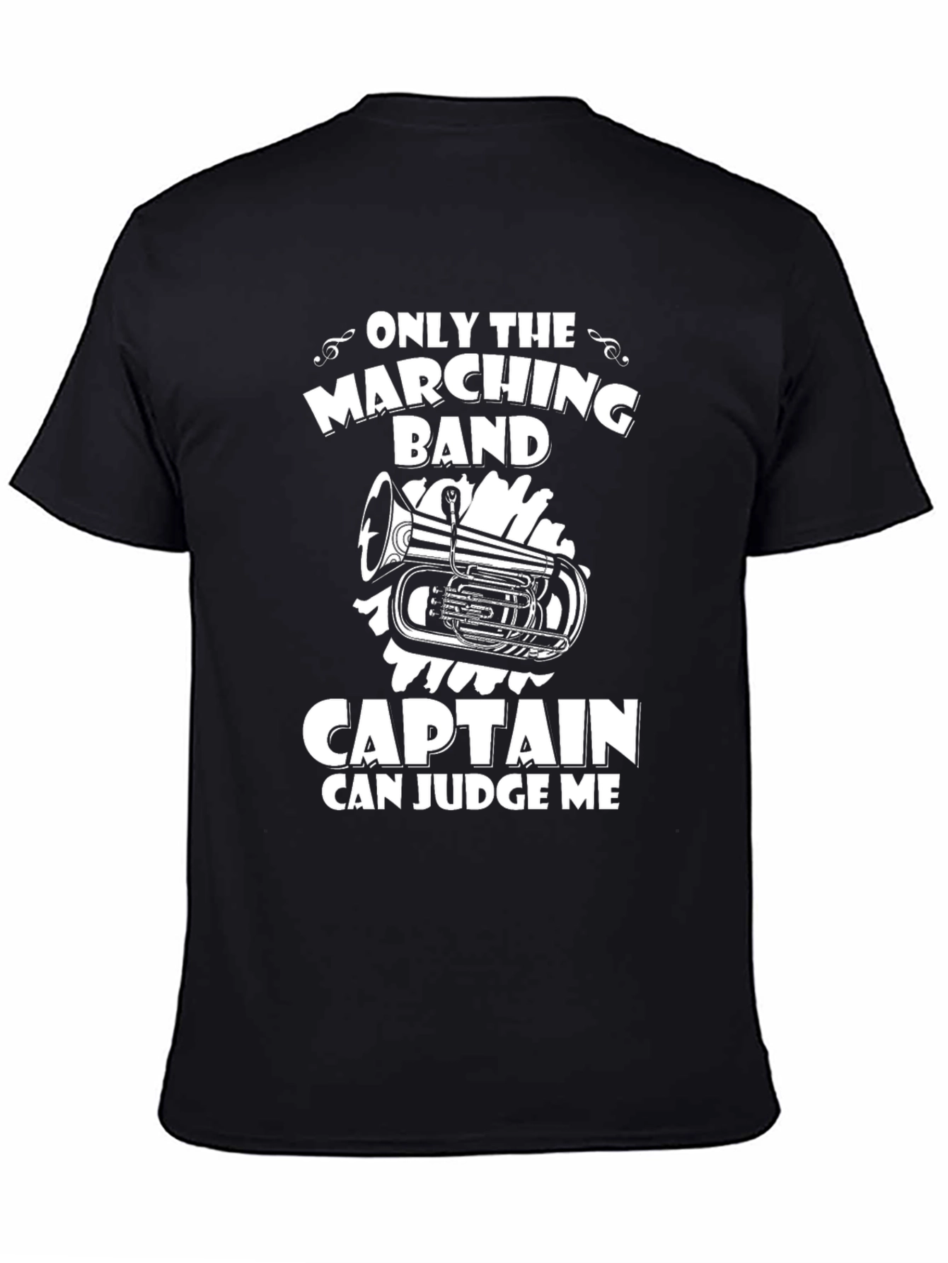 Marching Band Captain T-Shirt - Funny Band Geek Tee