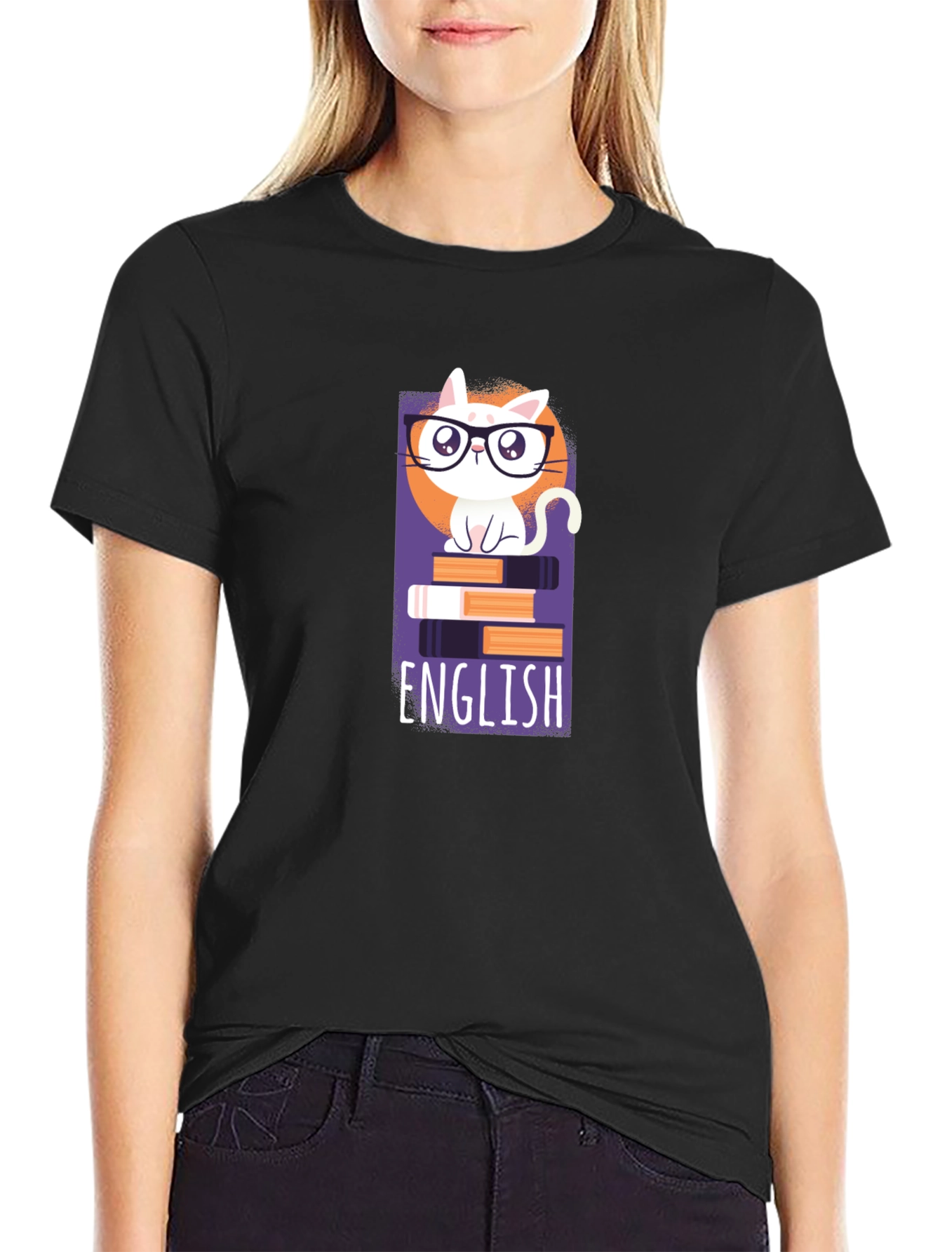 English Cat Lover T-Shirt