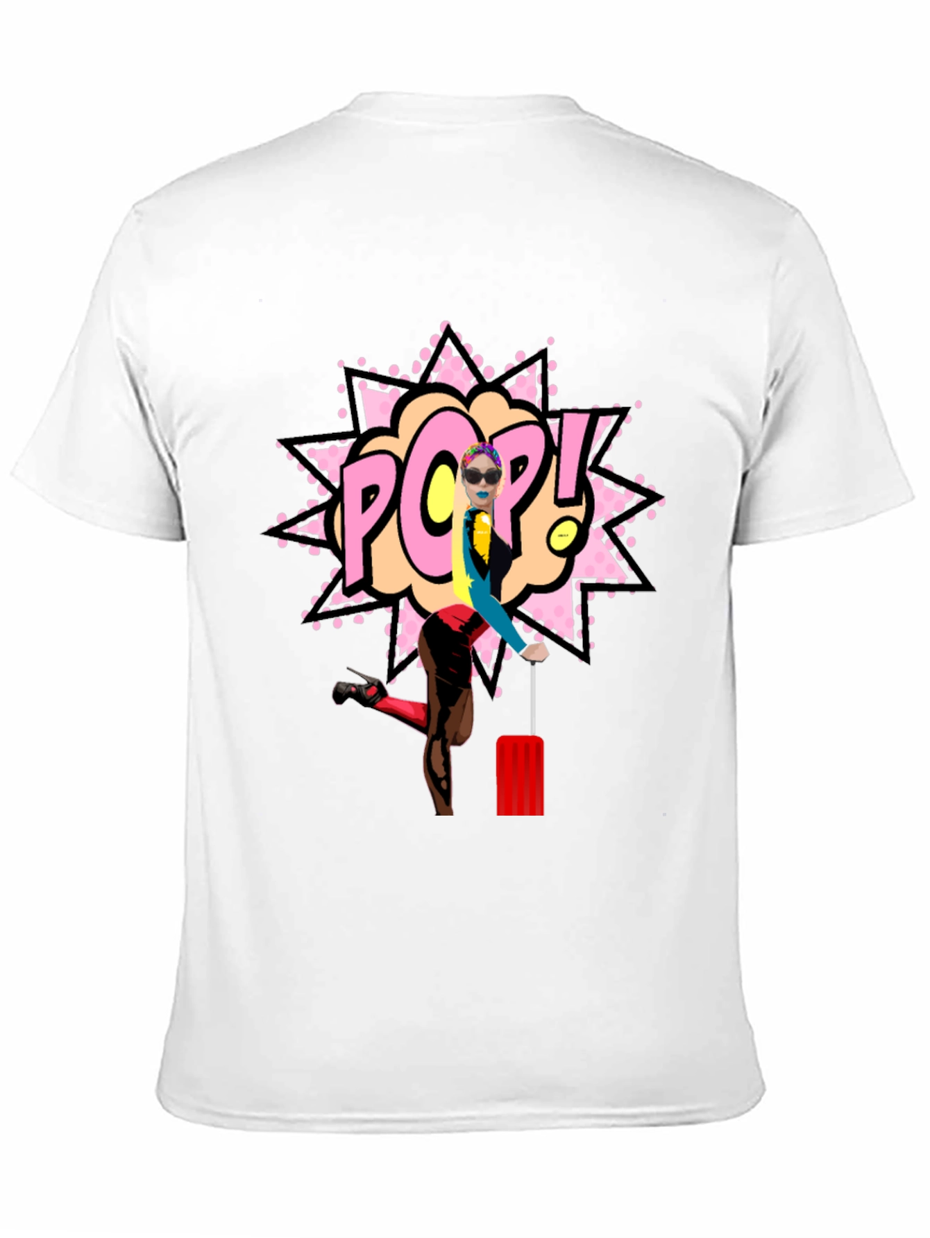 Pop Art Graphic Tee - Modern Unisex Fashion T-Shirt