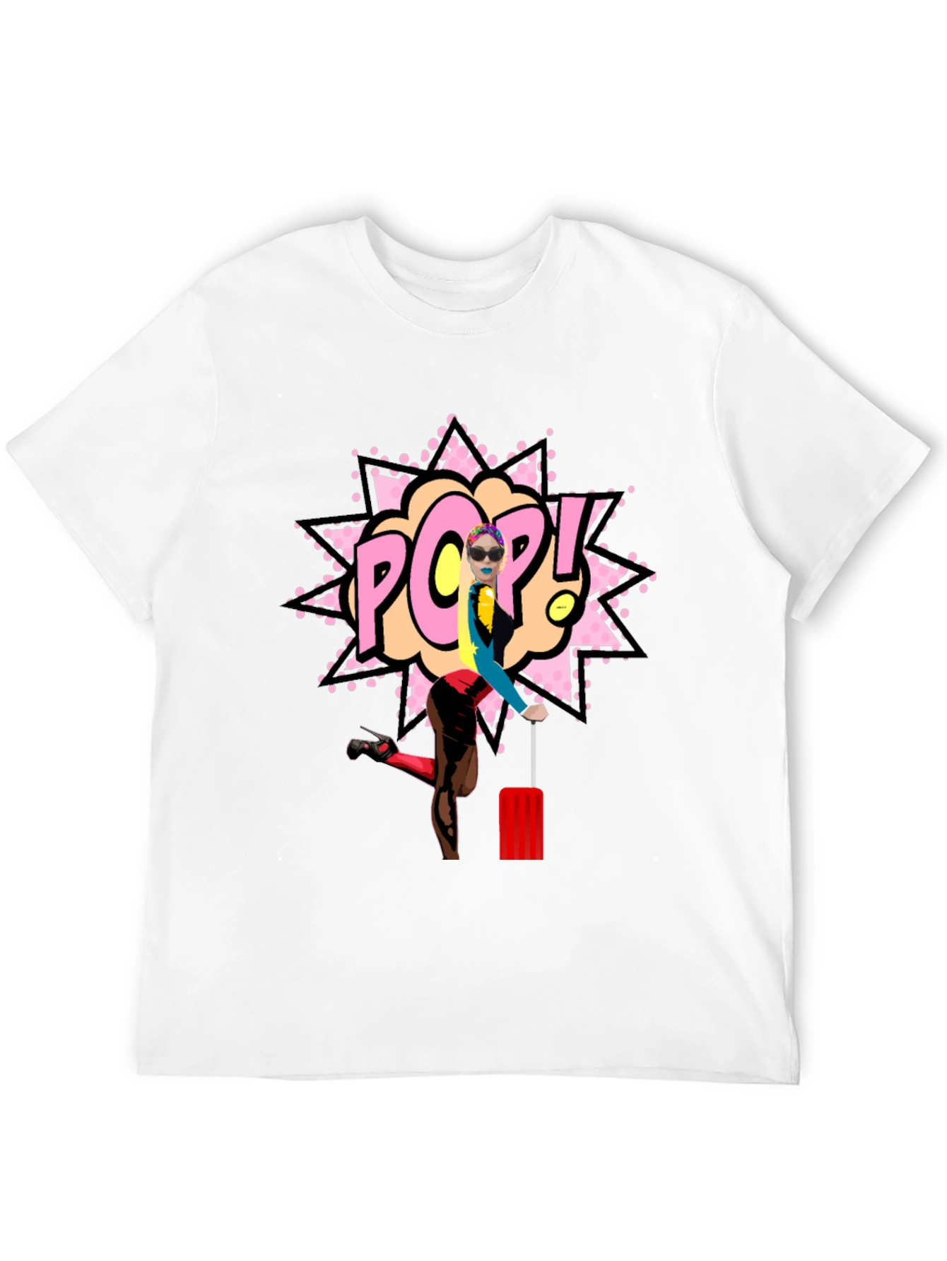 Pop Art Graphic Tee - Modern Unisex Fashion T-Shirt