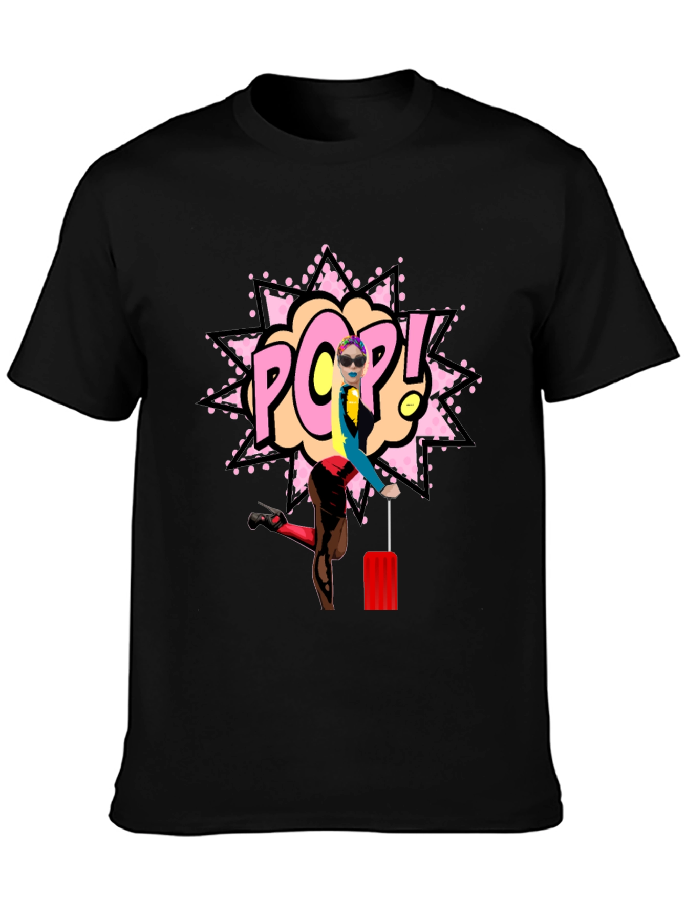 Pop Art Graphic Tee - Modern Unisex Fashion T-Shirt