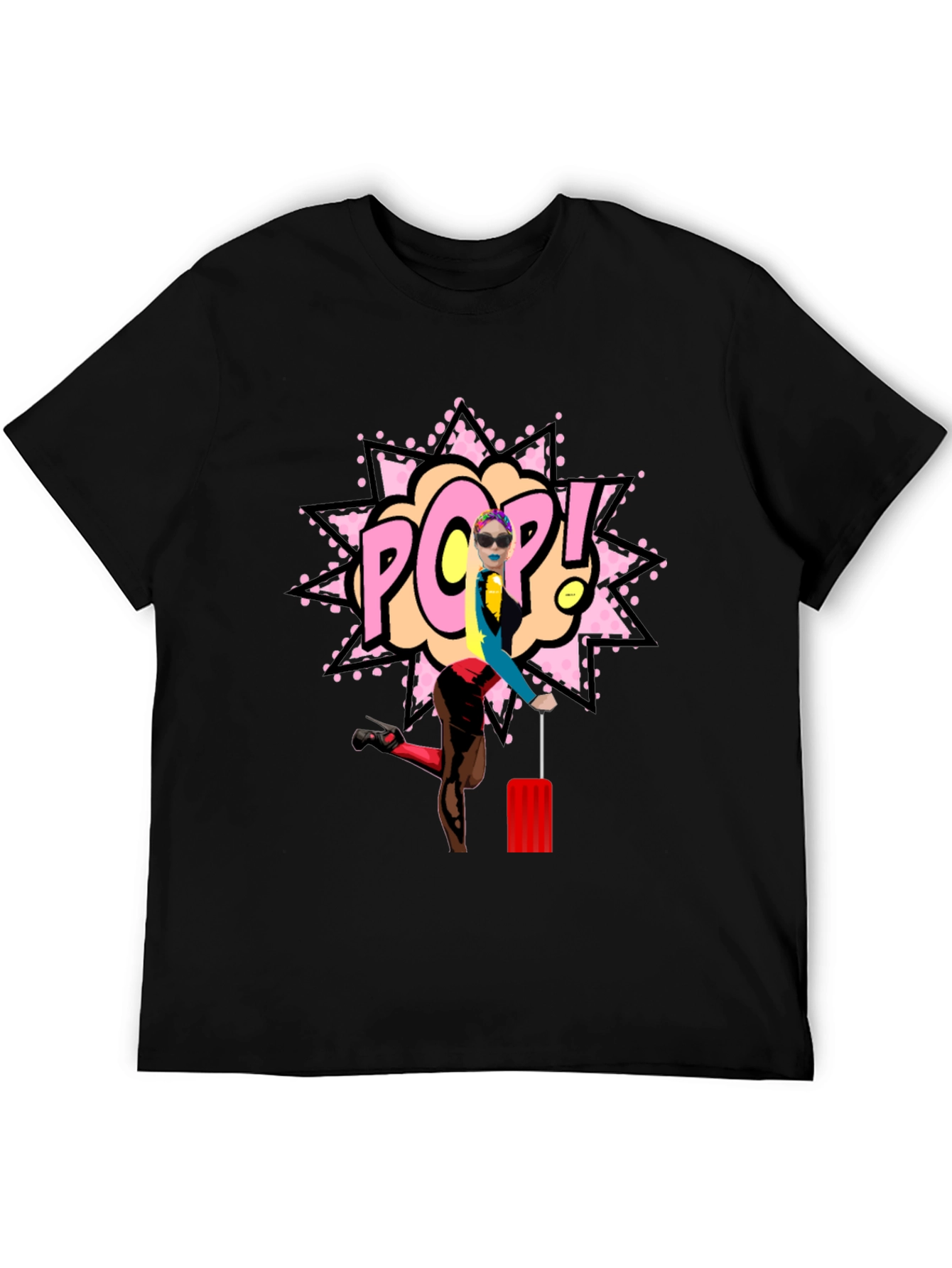 Pop Art Graphic Tee - Modern Unisex Fashion T-Shirt