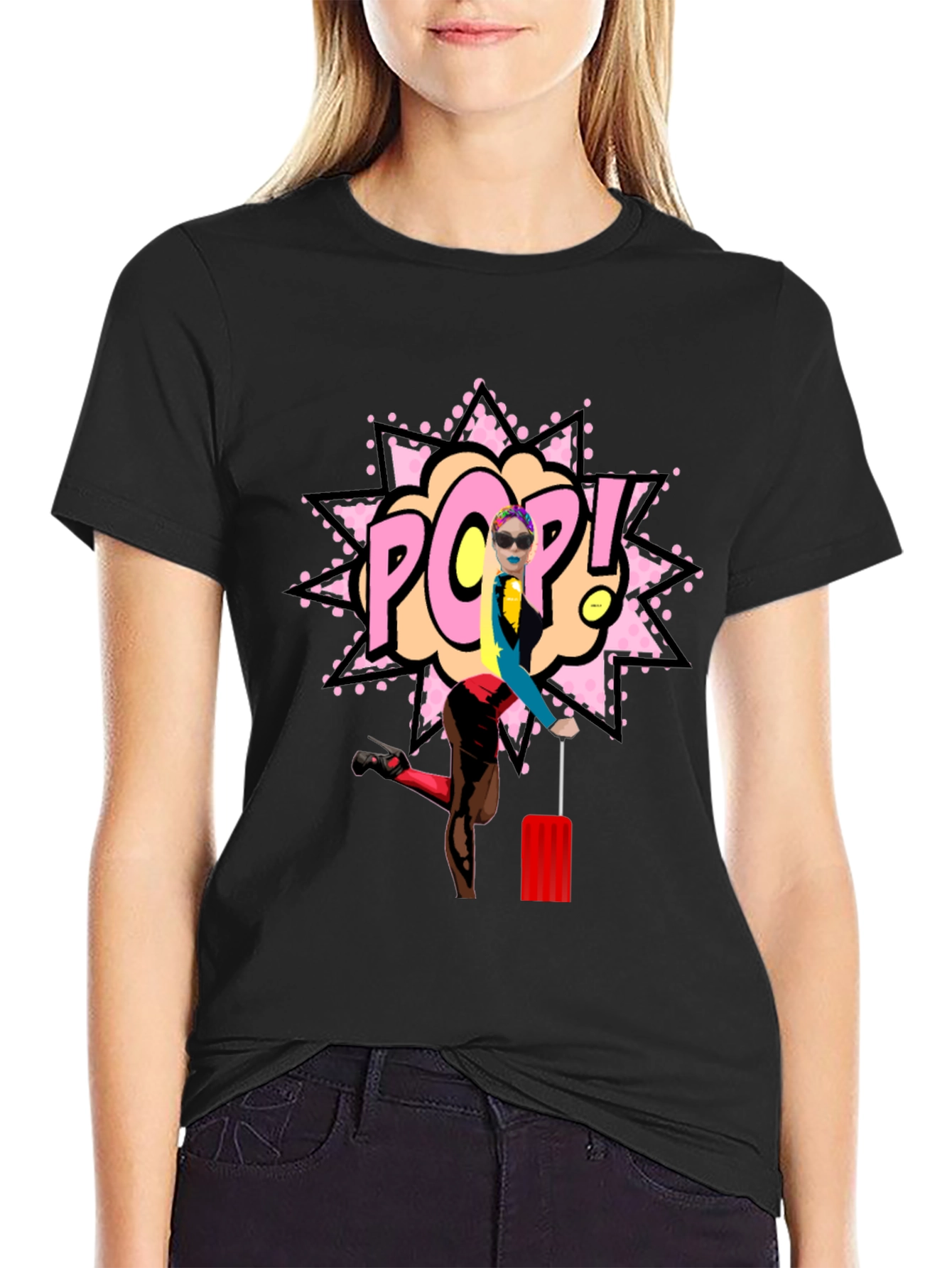 Pop Art Graphic Tee - Modern Unisex Fashion T-Shirt