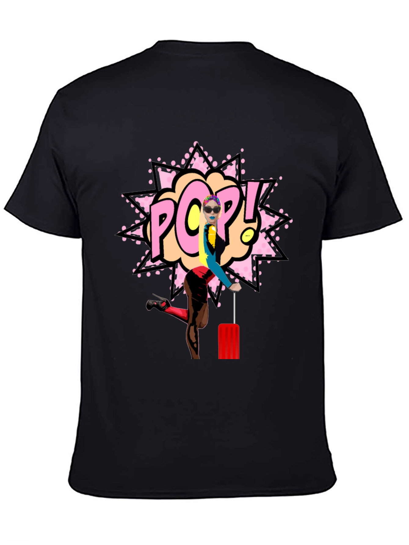 Pop Art Graphic Tee - Modern Unisex Fashion T-Shirt
