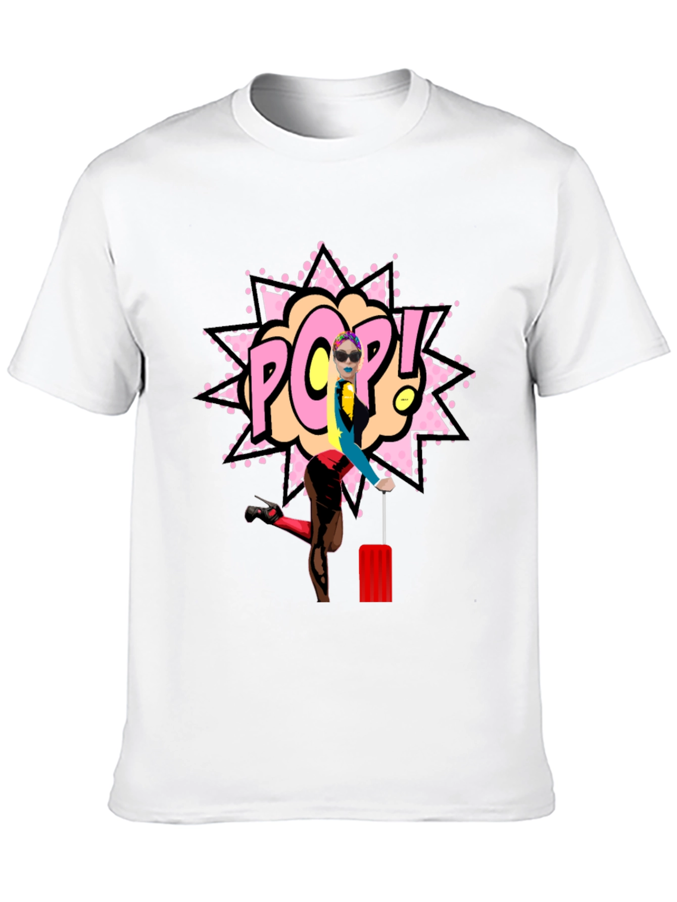 Pop Art Graphic Tee - Modern Unisex Fashion T-Shirt