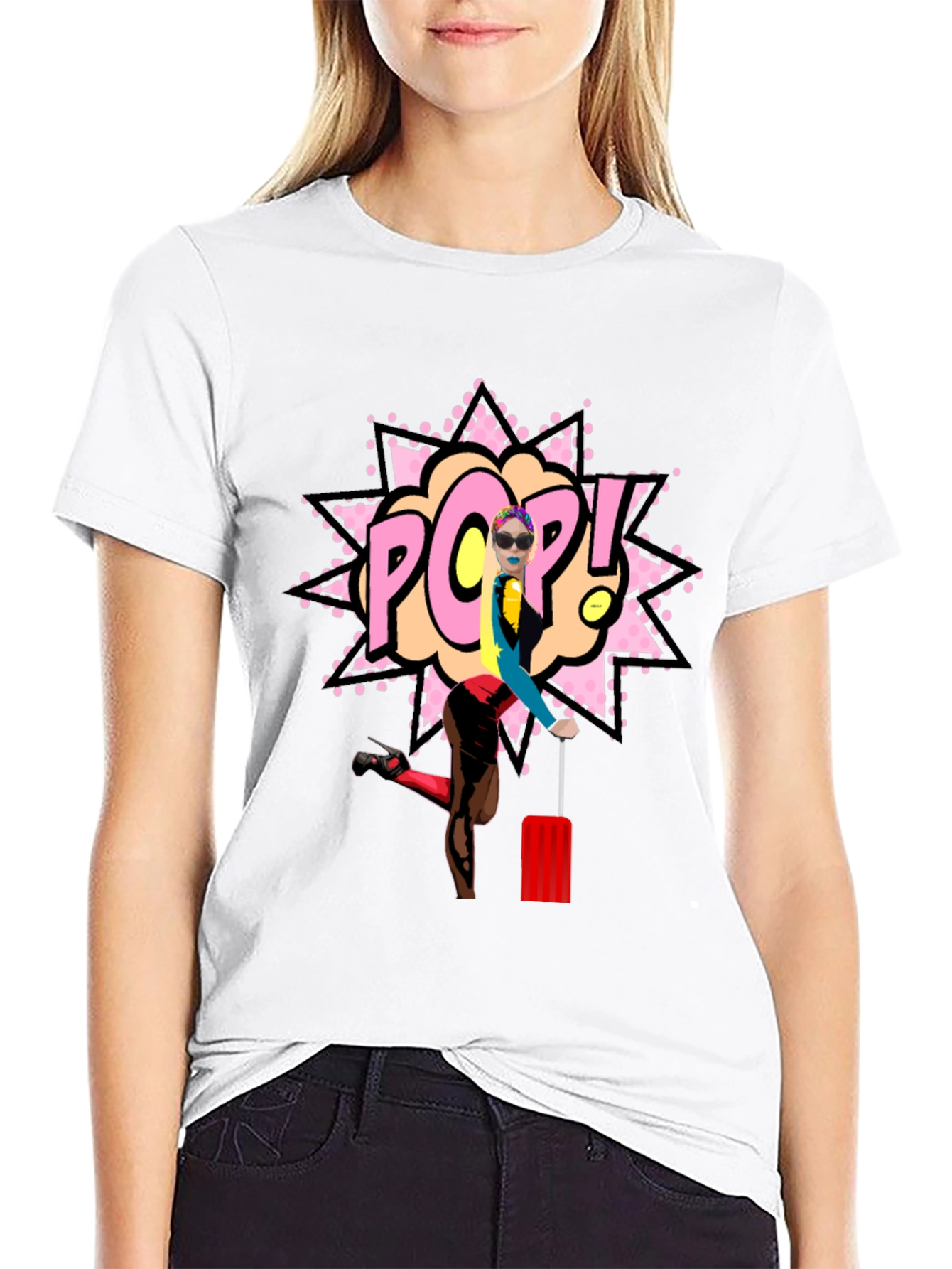 Pop Art Graphic Tee - Modern Unisex Fashion T-Shirt