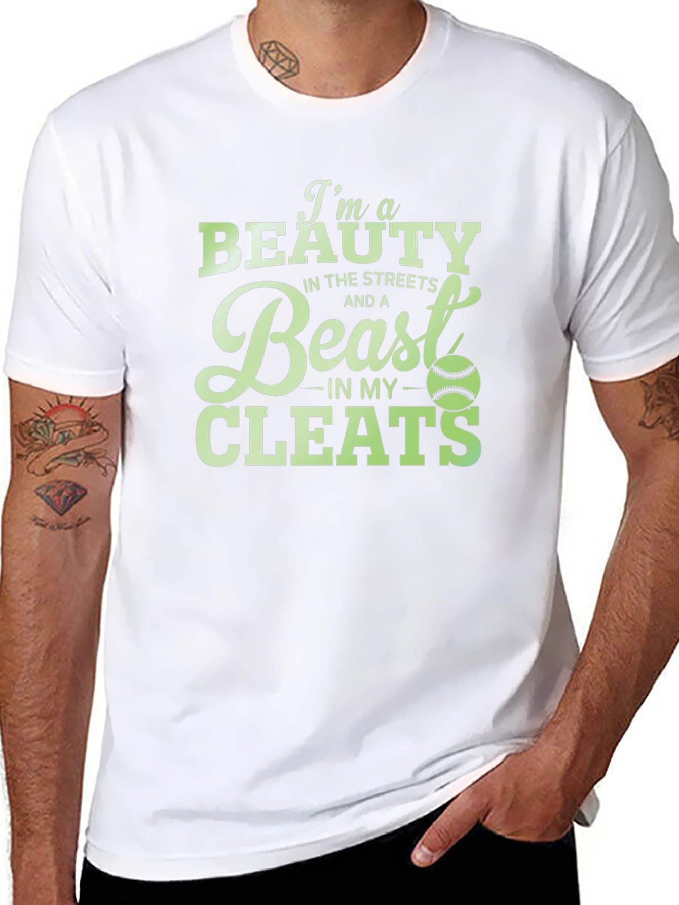Beauty & Beast Baseball T-Shirt