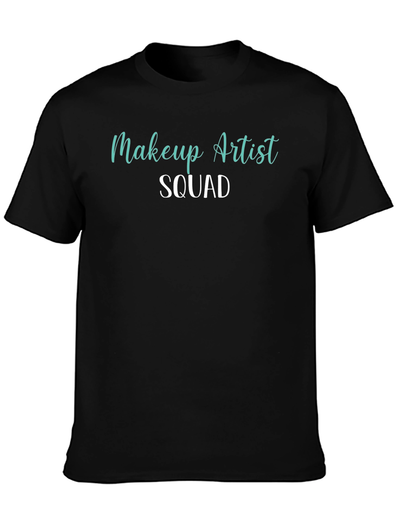 Makeup Artist Squad Graphic Tee - Black Crew Neck