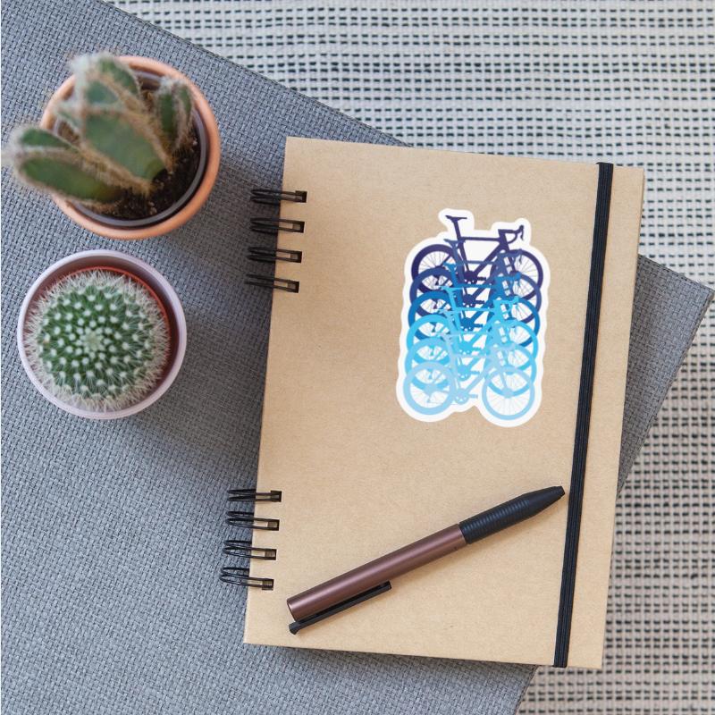 Road Bike Fade Blue