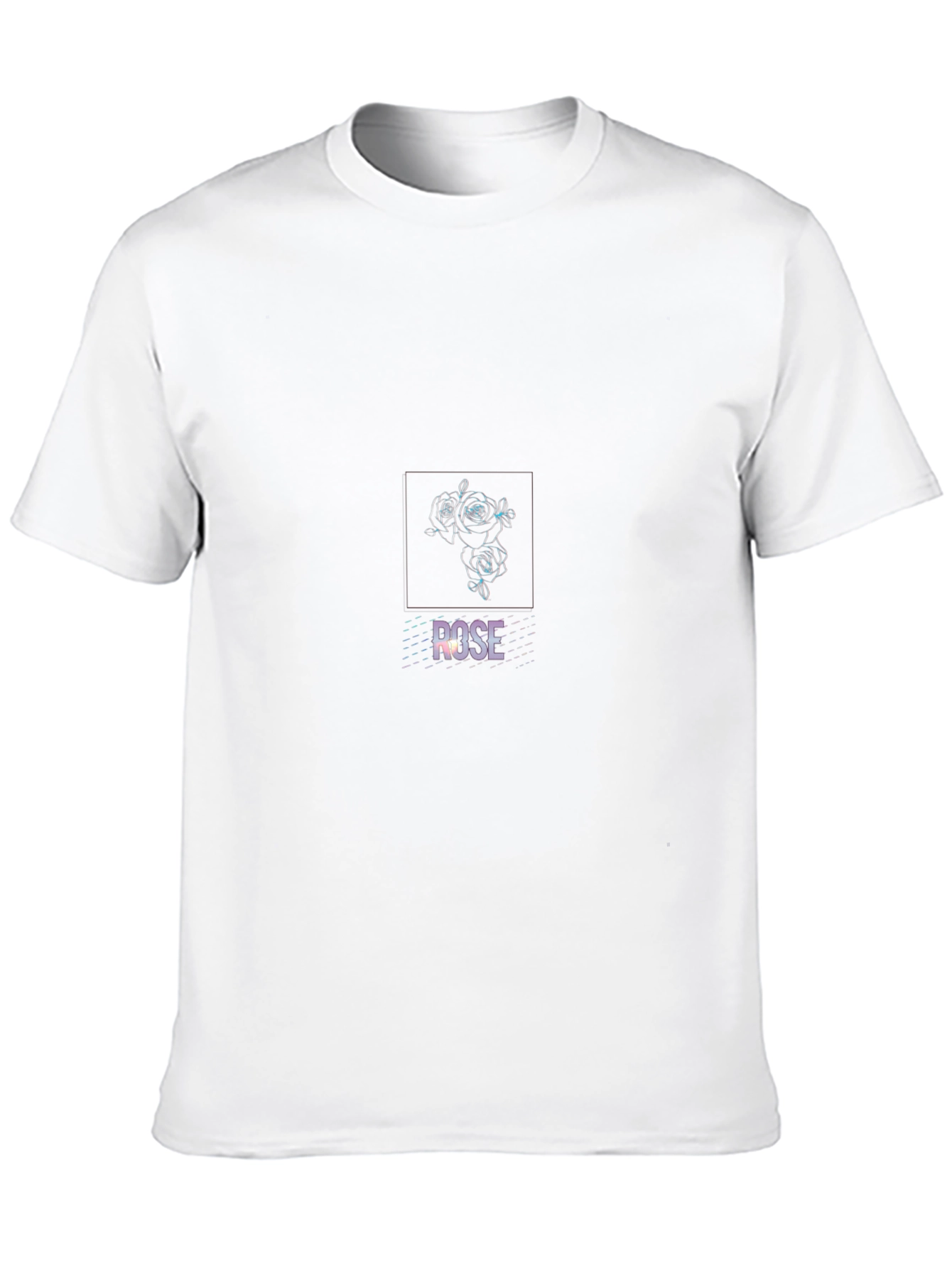Rose Graphic Black T-Shirt