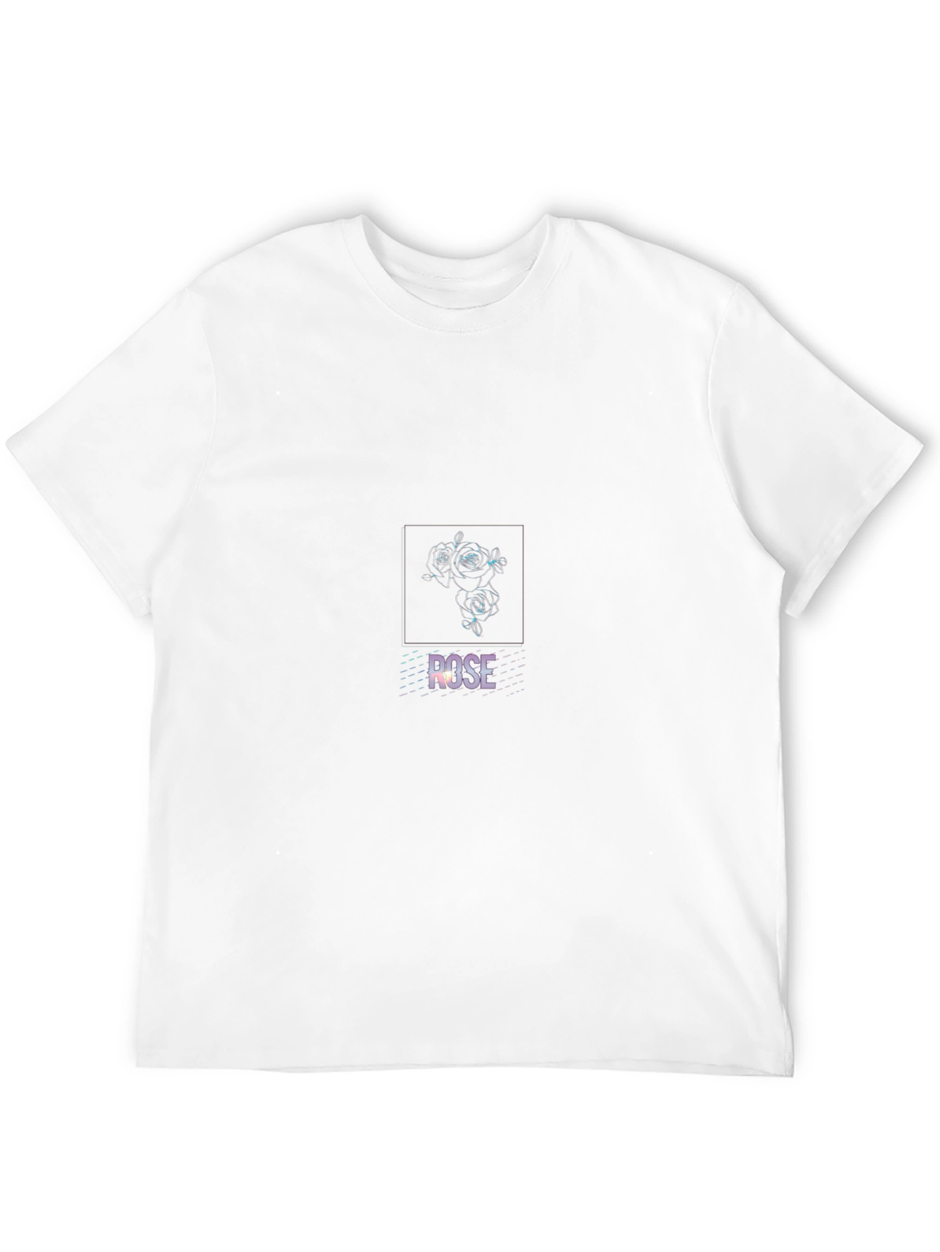 Rose Graphic Black T-Shirt