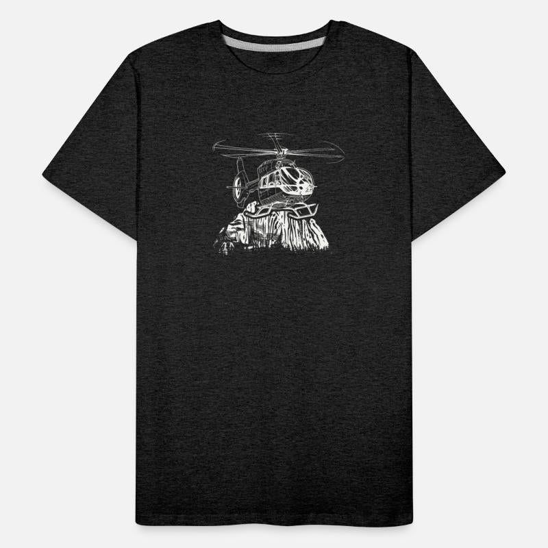Rotorcraft Silhouette Helicopter Pilot