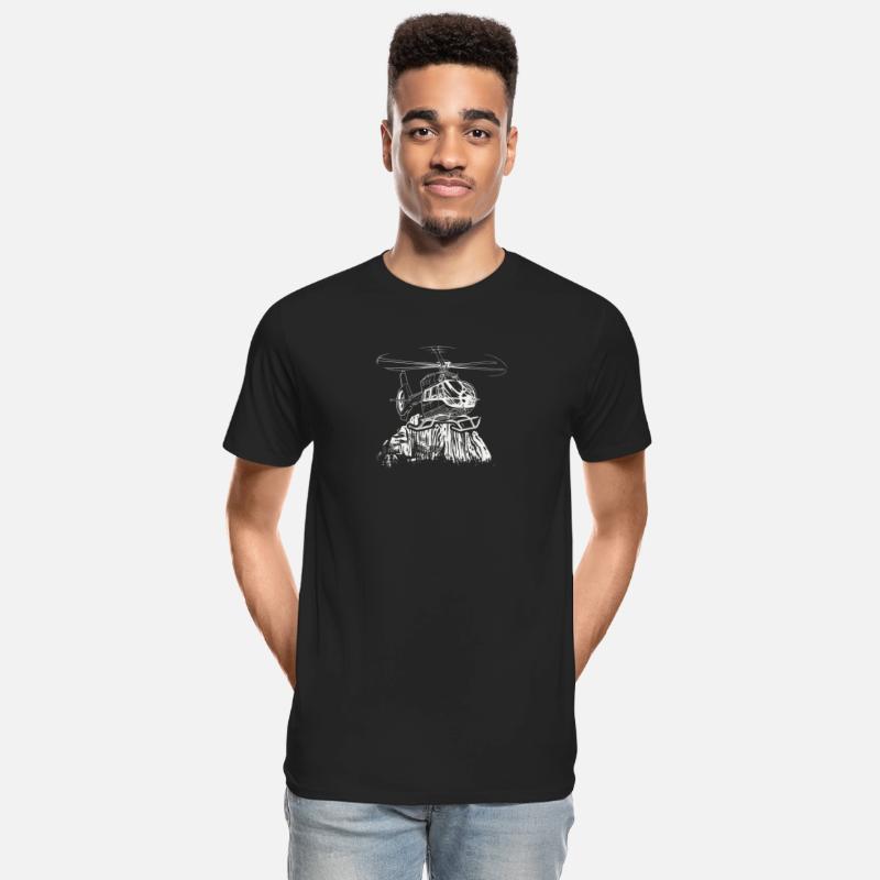 Rotorcraft Silhouette Helicopter Pilot