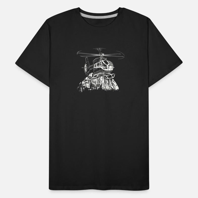 Rotorcraft Silhouette Helicopter Pilot