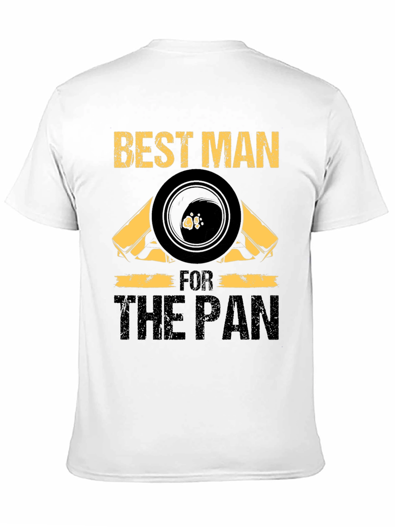 Best Man For The Pan Black T-Shirt