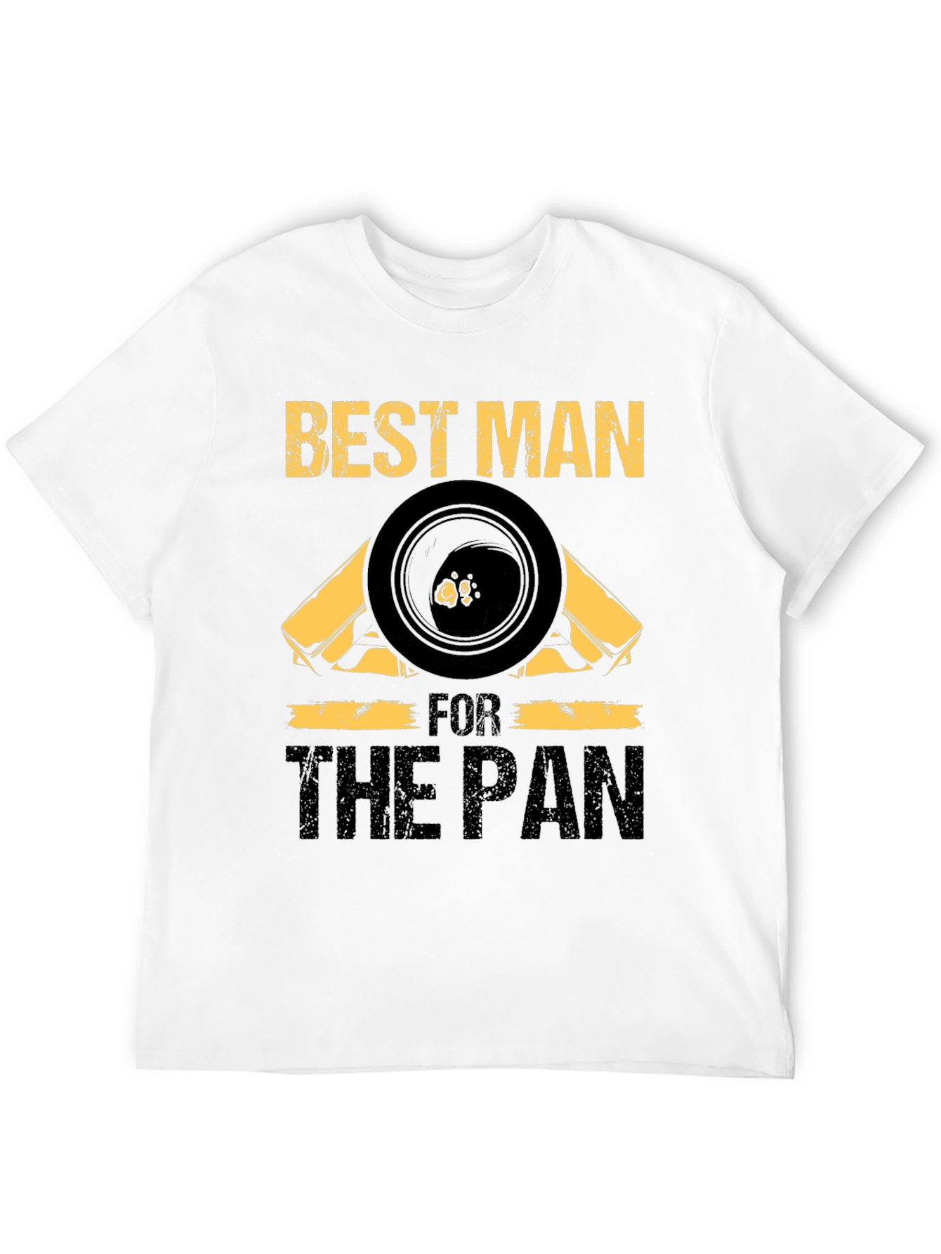 Best Man For The Pan Black T-Shirt