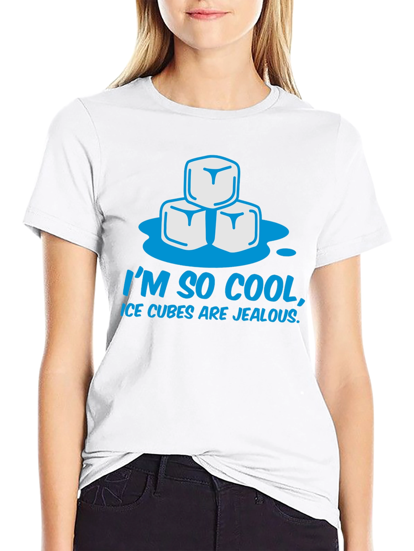 Im So Cool Ice Cubes Jealous Black T-Shirt