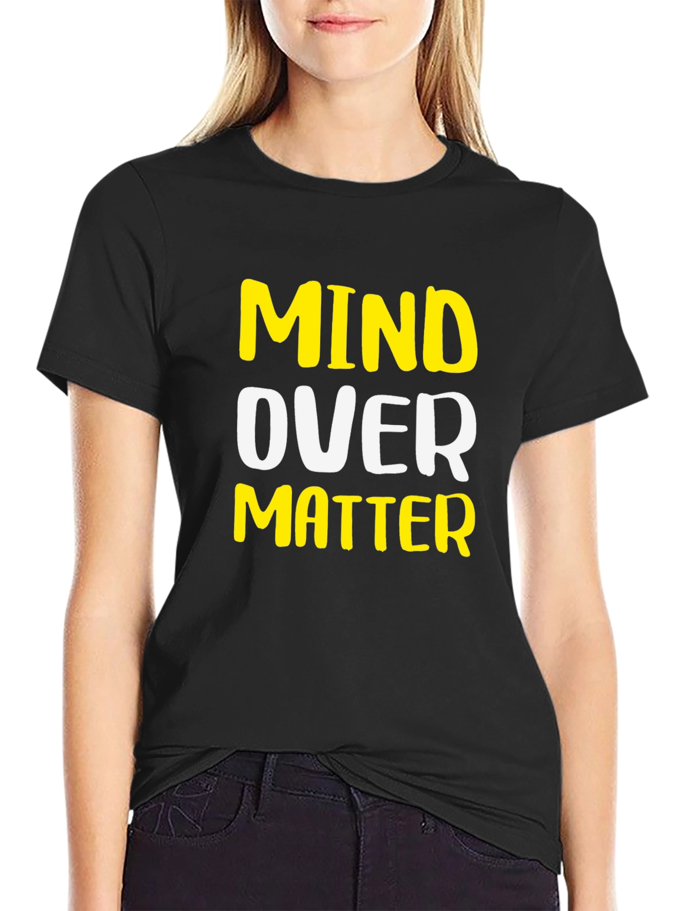 Mind Over Matter Graphic Tee - Black
