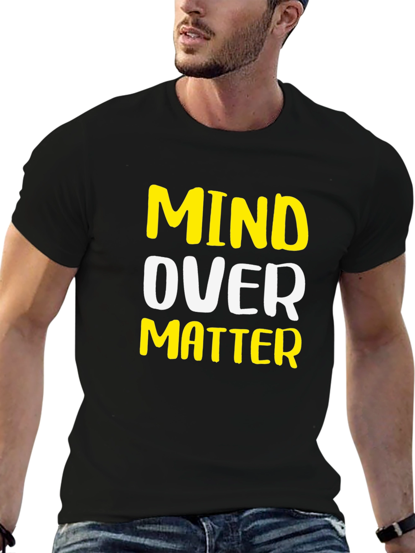 Mind Over Matter Graphic Tee - Black