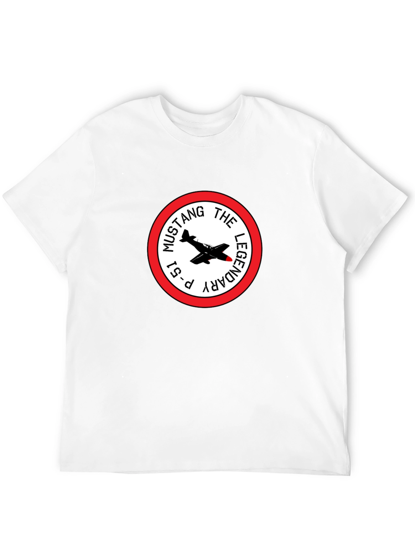 P-51 Mustang Legendary Black T-Shirt