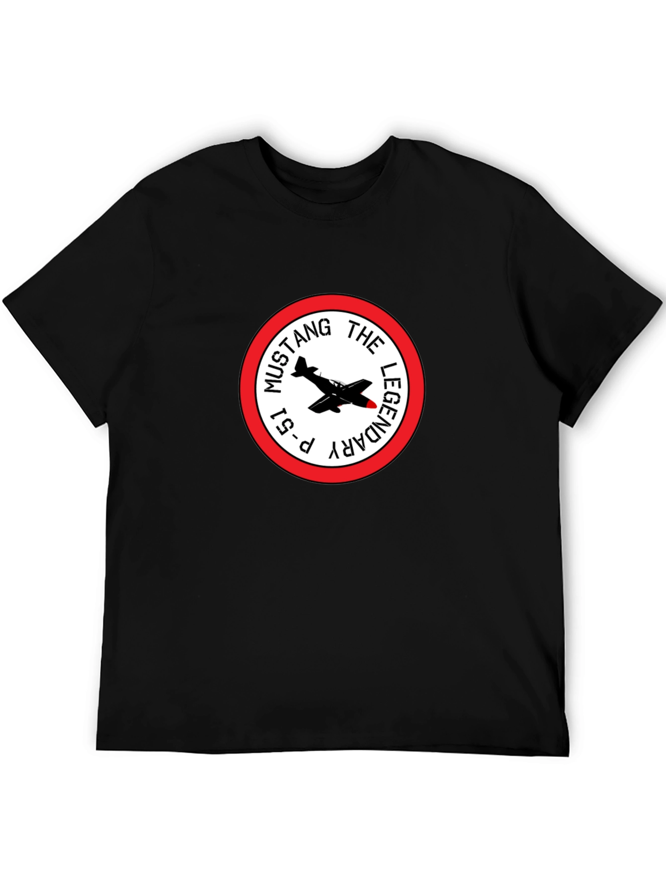 P-51 Mustang Legendary Black T-Shirt