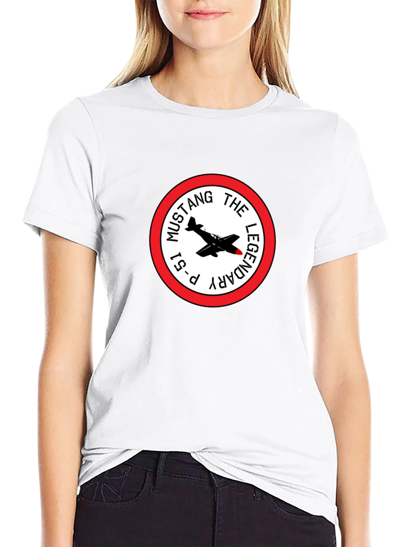 P-51 Mustang Legendary Black T-Shirt