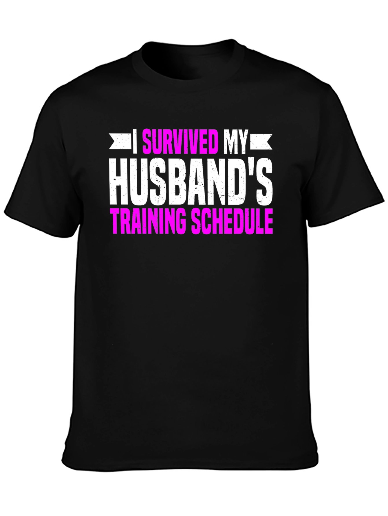 I Survived My Husbands Training Schedule T-Shirt