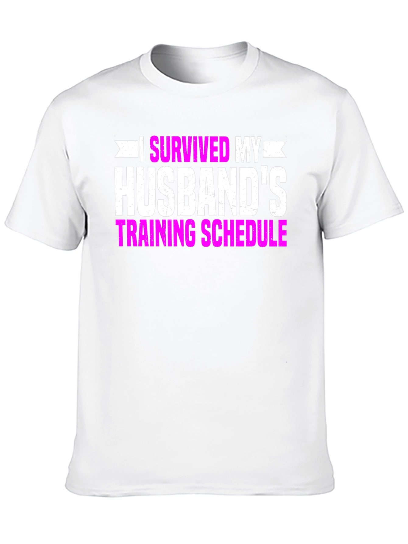 I Survived My Husbands Training Schedule T-Shirt