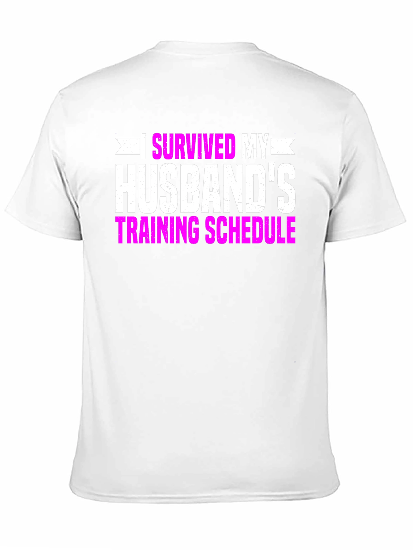 I Survived My Husbands Training Schedule T-Shirt