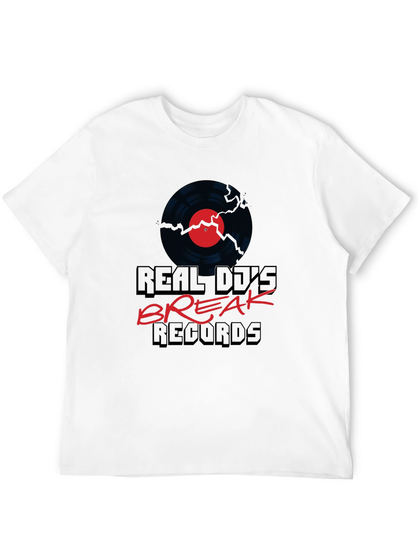 Real DJs Break Records Graphic Tee