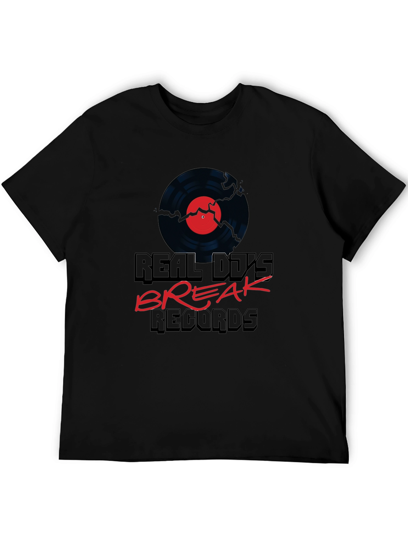 Real DJs Break Records Graphic Tee
